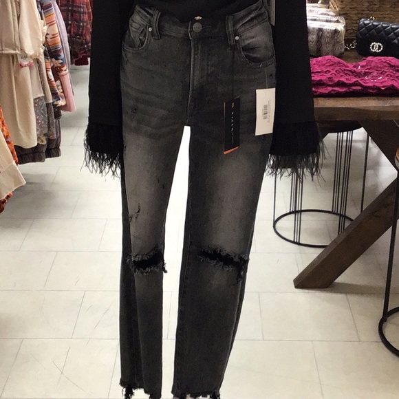 Risen Denim - Mid-rise Boyfriend Jeans, Risen Brand, multiple sizes, last few left.